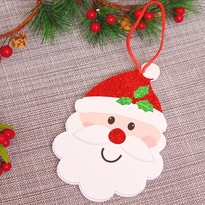 

Tailored Christmas Tree Decoration Shiny Merry Letter Card for Xmas Hanging Ornament