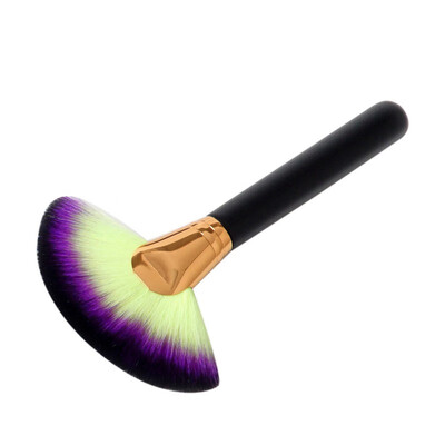 

1pcs Fan Shape Makeup Brushes Foundation Powder Blush Blusher Highlighter Contour Brush Cosmetic Brush Beauty Tools