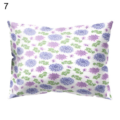 

Flower Plane Coffee Fruit Circle Pillow Case Cushion Cover Sofa Bed Car Decor