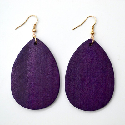 

Teardrop Wood Dangle Earring Waterdrop Bohemian Drop Earrings Women Fashion Jewelry