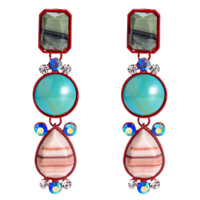 

fashion women statement resin earrings dangle drop Earrings for women