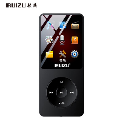 

Rui RUIZU X02 8G black with data version sports MP3MP4 music player mini student Walkman portable e-book English listening card