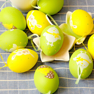 

Siaonvr 10pc Colorful Baby Kid Drawing Painting Easter Eggs Color Egg Birthday Gift