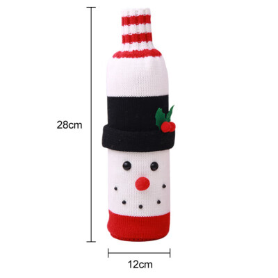 

Fashion High Quality Wine Bottle Cover Bag Christmas Banquet Decorations Wine Bottle Accessory