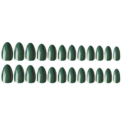 

Fake Nails Tips 24pcs 12 Different Size Natural Short False Nails Tips Full Cover Acrylic Artificial Nails for Nail Salons & DIY N