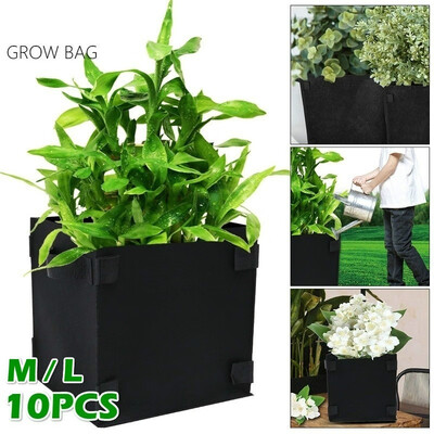 

104pcs Foldable Plants Flower Container Growing PH Bag Vegetable Pot Planting with Handle
