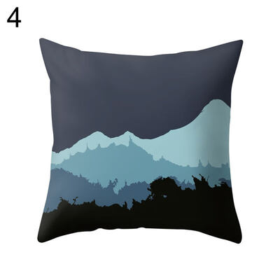 

Forest Leaf Print Pillow Case Waist Throw Cushion Cover Car Office Home Decor