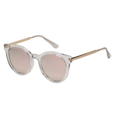 

2018 Vintage Brand Designer Rose Gold Mirror Sunglasses For Women Reflective Flat Lens Sun Glasses Female oculos