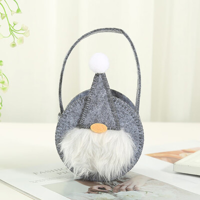 

Gobestart Christmas Candy Bag Portable Christmas Elk Pattern Gift Home Decor Pouch
