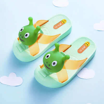 

Boy Girl Cartoon Cat Shoes Summer Toddler Sandals Animal Kid Indoor Baby Flip Flops PVC Kawaii Infant Soft Beach Casual Slippers