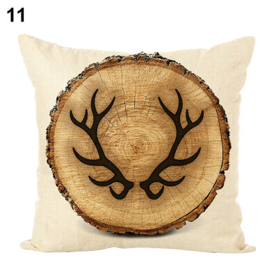 

45x45cm Colored Drawing Pillow Case Cushion Cover Home Cafe Sofa Car Decoration