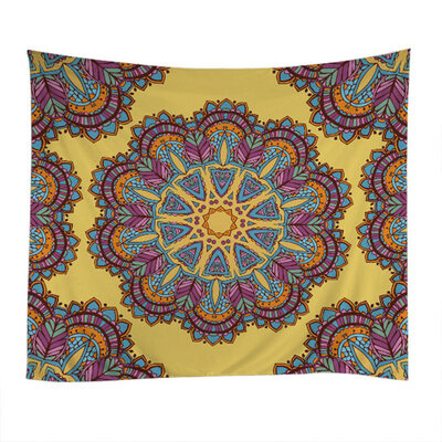 

OCHINE 150130cm Mandala Hippie Bohemian Psychedelic Tapestry Shooting Props