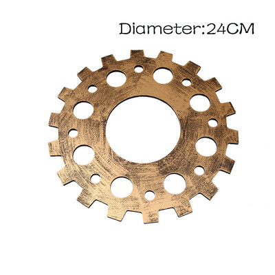 

Toponeto European Modern Vintage Steampunk Gear Industrial Style Wall Home Decoration Sil