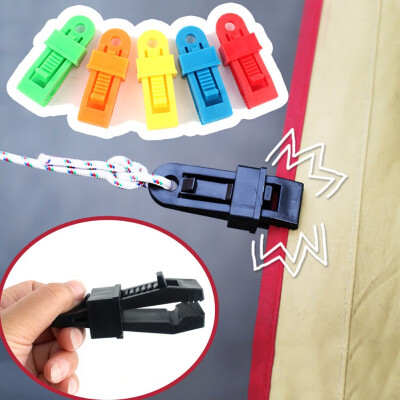 

6pcs Outdoor Tent Awning Canopy Windshield Plastic Clip Buckle Accessories Multi-functional Wind Rope Tent accessori