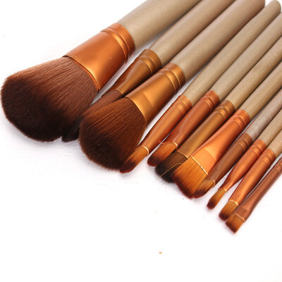 

12PCS Pro Makeup Brushes Set Powder Eyeshadow Eyeliner Lip Foundation Brush Tool