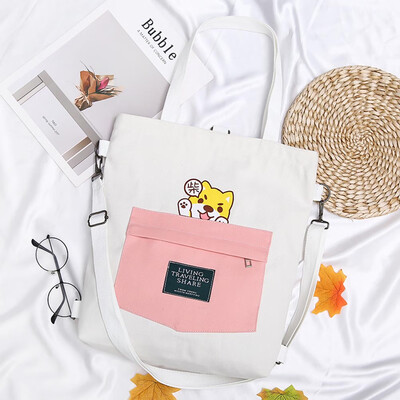 

Multi-Style Durable Sturdy Canvas Bag Girl Slant Bag Student Bag Shoulder Bag