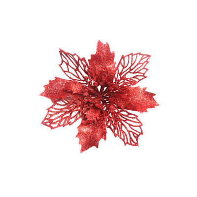 

Artificial Poinsettia Flowers Christmas Wreath Christmas Tree Flowers Ornaments For Party