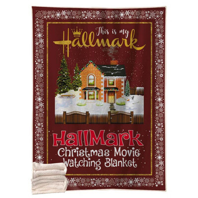 

Christmas double layer thick square blanket super soft&comfortable plush blanket sofa home blanket