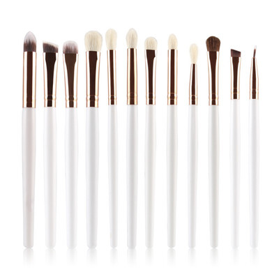 

12 Pcs Makeup Brushes Set Maquiagem Powder Foundation Eyeshadow Eyeliner Lip Cosmetic Brushes LH21