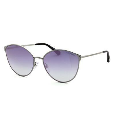 

TOM FORD Tom Ford men&women round frame gun color frame purple lens glasses sunglasses TF654-16Z 60MM
