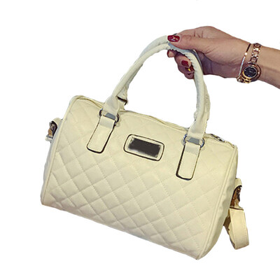 

Fashion Lady Rhombus Solid Color Zip Pillow Handbag Crossbody Shoulder Bag Pouch