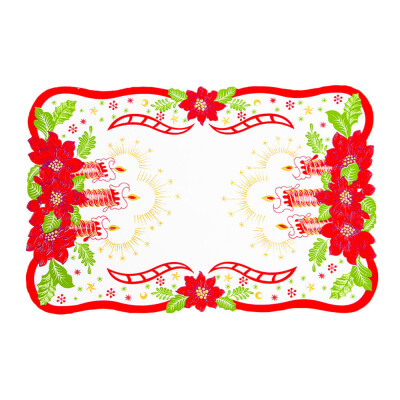 

Toponeto Christmas Decorations Restaurant Hotel Creative Household Goods Table Mat A
