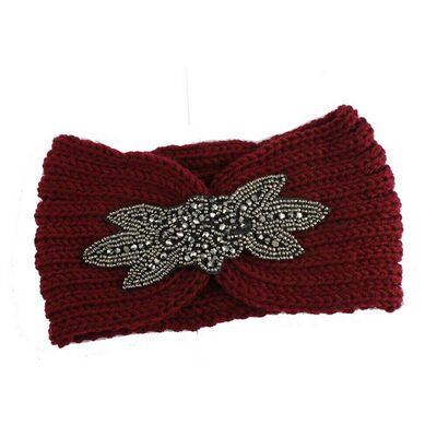 

Women Fabric Hairband Twist Bow Knot Cross Headband Girl Hair Band Headwear Hoop