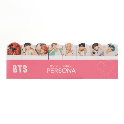 

Skisneostype- BTS Sticky Notes Kpop MAP of The Soul Persona Self-Sticking Handy Memo Slips Memo Pad Stickers