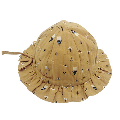 

Summer Baby Boy Girl Cotton Cute Hat Fisherman hat Sun Protection Bucket Hats