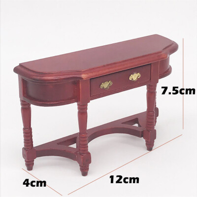 

YIWULAMini Dollhouse Furniture Desk Miniature Living Room Kids Pretend Play Toy