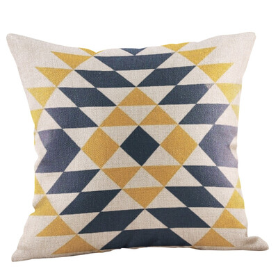 

〖Follure〗Mustard Pillow Case Yellow Geometric Fall Autumn Cushion Cover Decorative