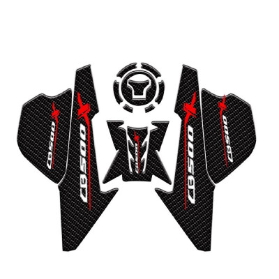 

Motorcycle Carbon Fiber Gas Oil Tank Pad Protector Fish Bone Sticker Knee Grip Traction Side Pads Fit for Honda for Honda CB500X 2