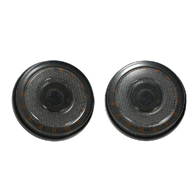 

1 Pair 12V 24LED Round Side Turn Signal Rear Brake Flash Light Warning Light for Car Motorcycle Truck