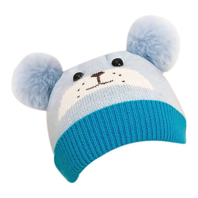 

Baby Casual Cap Hat Newborn Boys Girls Cotton Knitted Hats Soft Spring Autumn Kids Cartoon Caps