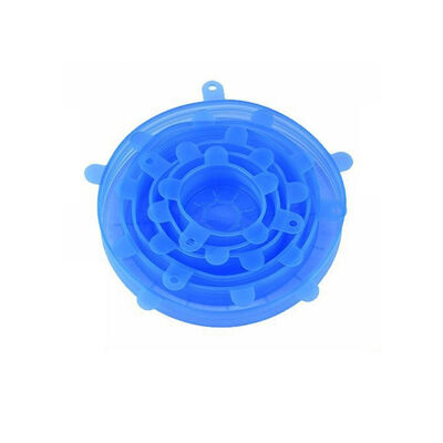 

6PCSSet Silicone Suction Lids Wrap for Various Sizes of Cups Bowls Pans Containers Vacuum Food Fresh Keeping Cover
