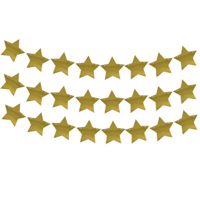 

Gobestart Fairy Garden Pentagram Pull Flag Star Shape Pull Flag Backdrop Decoration Flag Decoration 24Pcs
