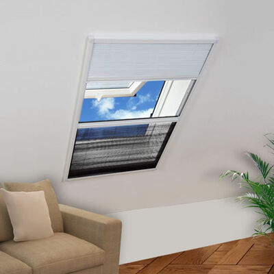 

Insect Plisse Screen Window Aluminum 63"x315" with Shade