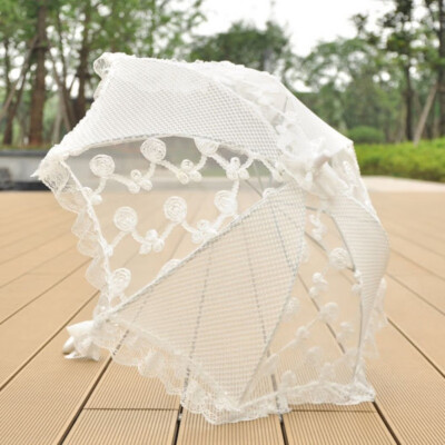 

2018 new lace umbrella umbrella Cotton lace craft Western-style palace ladies banquet lace umbrella Wedding Decoration