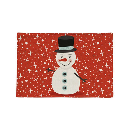 

High Quality Household Decoration Christmas Decoration Tableware Mat Cartoon Pattern Cute Coaster