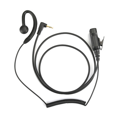

Two Way Radio PTT 25mm 1 Pin Earhook Earpiece Mic Headset Replacement for Motorola T6200C T5800 T7200 Walkie Talkie Earphone