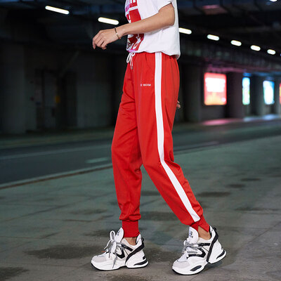 

Casual Sports Pants for Women Korean Joggers Sweatpants Spring Striped Woman Streetwear Harem Pants Harajuku Women Trousers