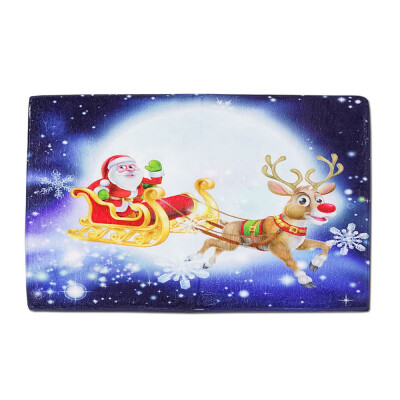 

Gobestart Christmas Floor Kitchen Door Bathroom Mat Indoor Bathtub Carpet Doormats Decor