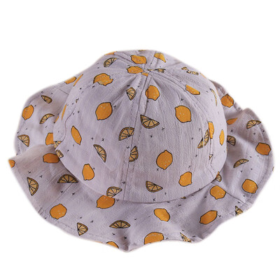 

Spring Baby Boys Girls Toddler Print Bucket Hats Caps Reversible Sun Headwear