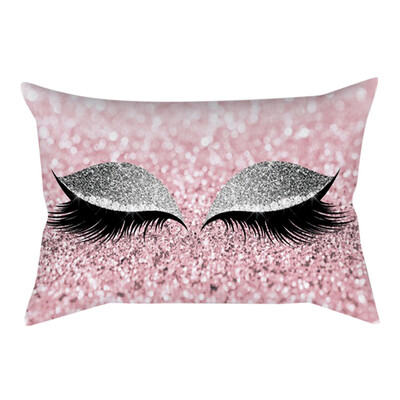 

〖Follure〗Eyelash Out Soft Velvet Cushion Cover 30x50cm Marble Pillow Cases