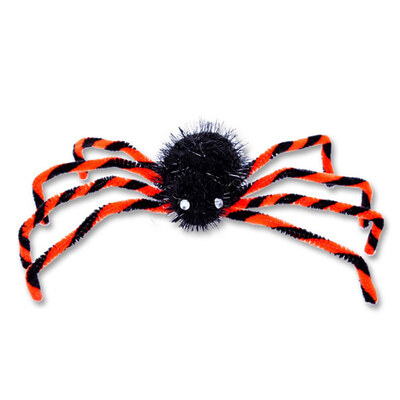 

Halloween Fake Spider Horror Props Brooch Headband Realistic Looking Hairy Spider Funny Joking Toy Party Decoration for Children