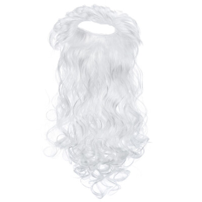 

Gobestart Santa Claus Wig Beard Set Costume Accessory Adult Christmas Fancy Dress