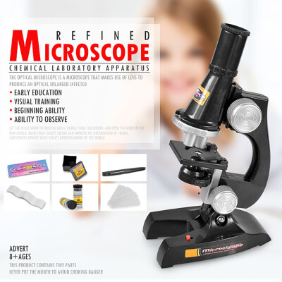 

〖Follure〗Children Microscope Kit with Light Science Lab Magnifier Educational Kids Toys