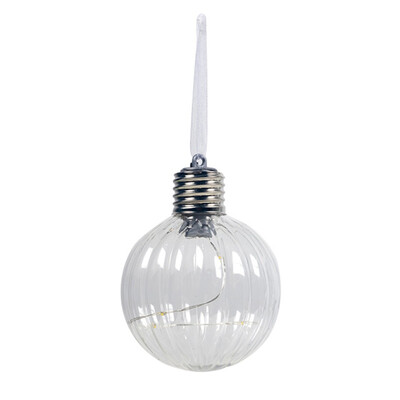 

Artificial Clear Bulb Christmas Ball Pendants Xmas Tree Hanging Pendant Ornament Holiday Party Festive Home Decoration