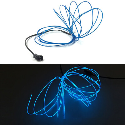 

Siaonvr EL Wire Neon Glowing Led Cable Wire for Halloween Christmas Party DIY Decoration