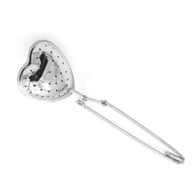 

Heart-Shaped Tea Herbal Spices Seasonings Food Tongs Long Handle Tea Ball Strainer Infuser Filter Interval Diffuser